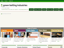 Tablet Screenshot of greenbelting.com